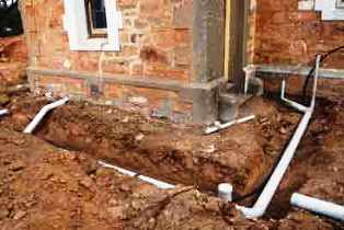 outside drainage Warlingham